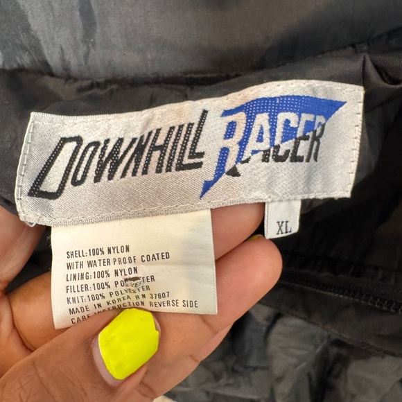 Vintage DownHill Racer Men’s Black Snow Ski Pants, Sz X-Large - Picture 4 of 6